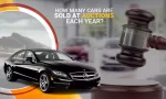 How many cars are sold at auctions each year?