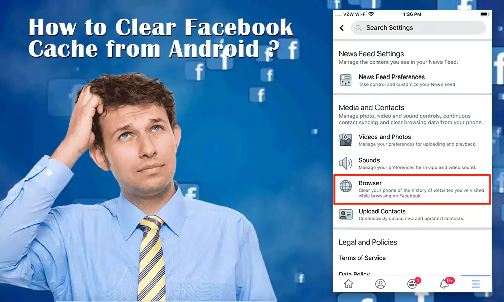 How to clear Facebook cache of Android and iOS devices?