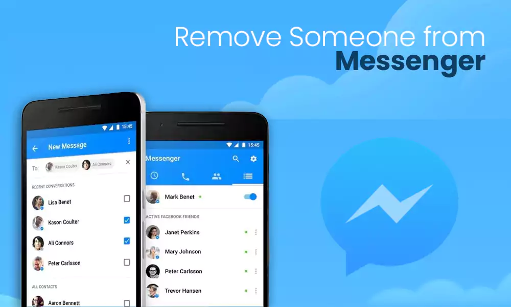 "How to remove someone from Messenger?"  this is how you do it