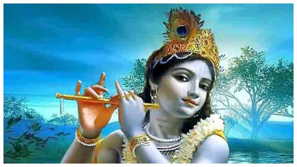 Lord Shri Krishna has many names which he got due to his Shringar or hobbies.  For example, by using Murli, he got the name Murlidhar.  At the same time, because he always wore peacock feathers on his head, he was called Peacock Mukut Dhari.