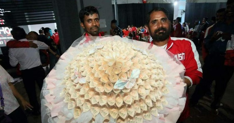 Tamil migrant worker takes home Rs 11 lakh prize at Squid-inspired event in Singapore