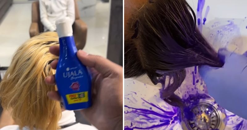 Hairstylist Uses Ujala As Dye On Client's Hair